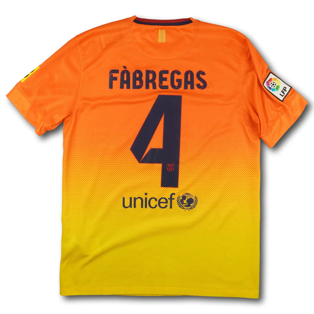 FC Barcelona 2012-13 Trikot auswärts Meistersaison - FABREGAS #4 - 7/10 - [M]