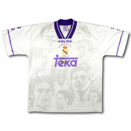 Real Madrid 1996-97 T-Shirt travel Meistersaison - 4/10 - [L]