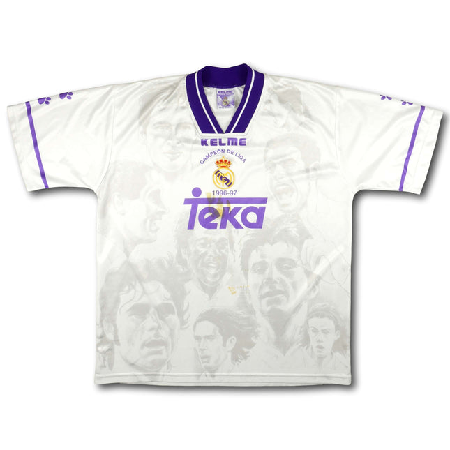 Real Madrid 1996-97 T-Shirt travel Meistersaison - 4/10 - [L]