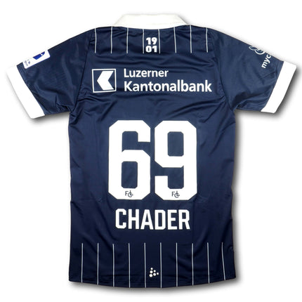 FC Luzern 2023-24 home shirt - CHADER #69 - 9/10 - [S]