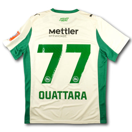 FC St. Gallen 2025-26 Trikot drittes Match Issued Cupsieger - QUATTARA #77 - 9/10 - [M]