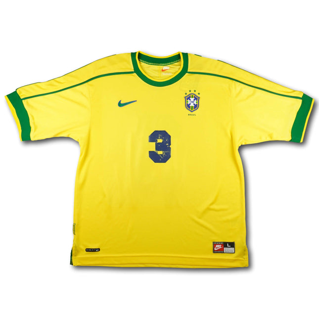 Brasilien 1998 Trikot heim - (Aldair) #3 - 6/10 - [L]