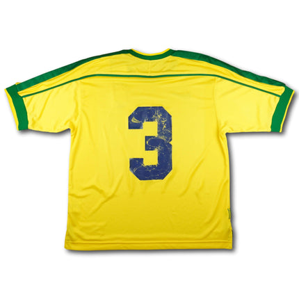 Brazil 1998 home shirt - (Aldair) #3 - 6/10 - [L]