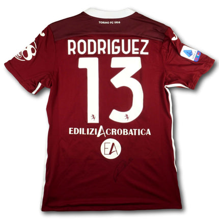 Torino FC 2020-21 home shirt Player Issue signed - RODRIGUEZ #13 - 9/10 - [L]