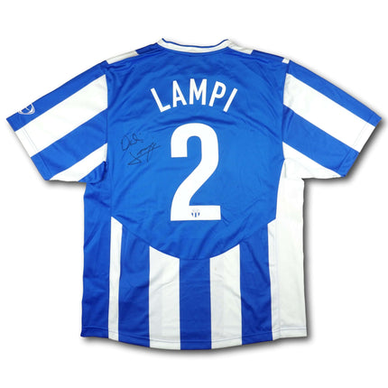 FC Zürich 2007-08 Trikot heim Player Issue Europa League signiert - LAMPI #2 - 8/10 - [L]