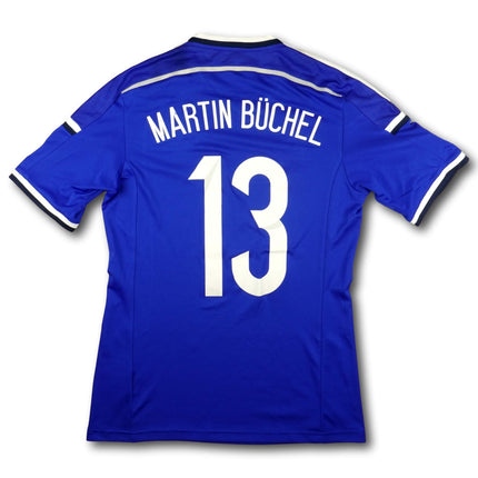 Liechtenstein 2014 Trikot heim Player Issue EURO 2016 Qualifikation - MARTIN BÜCHEL #13 - 7/10 - [M]