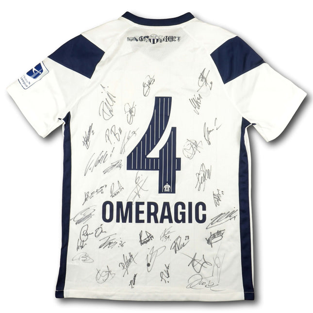 FC Zürich 2021-22 Trikot heim Meistersaison & 125 Jahre Jubiläum signiert vom Team - OMERAGIC #4 - 9/10 - [M]