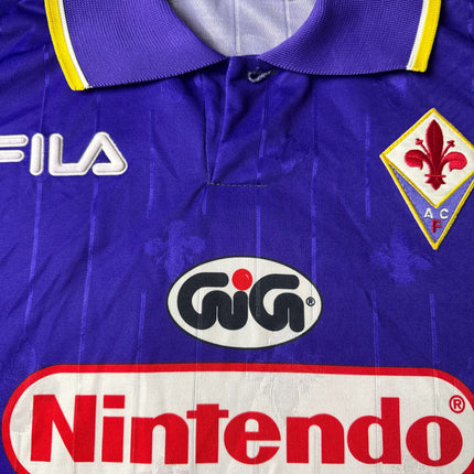 ACF Fiorentina 1997-98 home shirt - L/S - BATISTUTA #9 - 8/10 - [XL]