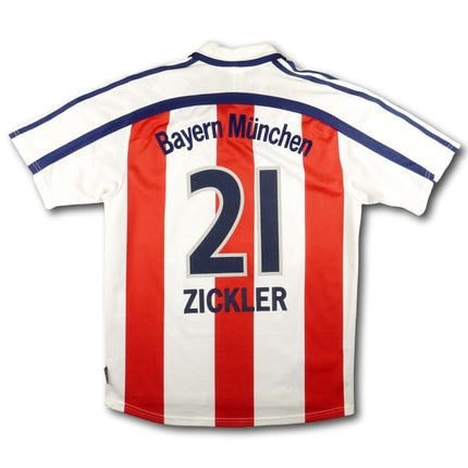 FC Bayern München 2000-01 Trikot auswärts Meister & Champions League Sieger (2000/01) - inkl. Hose - ZICKLER #21 - 8/10 - [S]