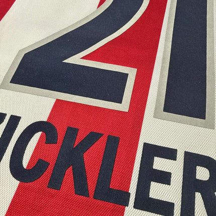 FC Bayern München 2000-01 Trikot auswärts Meister & Champions League Sieger (2000/01) - inkl. Hose - ZICKLER #21 - 8/10 - [S]