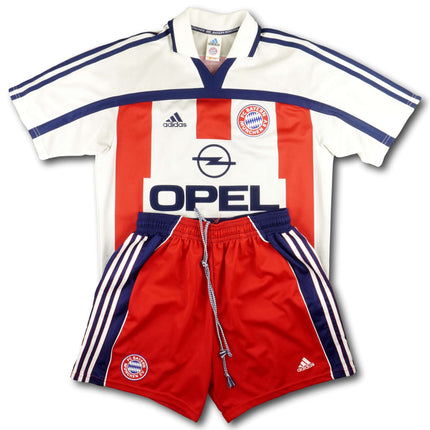 FC Bayern München 2000-01 Trikot auswärts Meister & Champions League Sieger (2000/01) - inkl. Hose - ZICKLER #21 - 8/10 - [S]