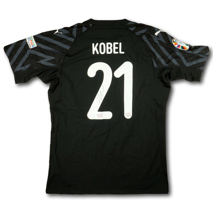 Schweiz 2024 Trikot torhüter Player Issue signiert - KOBEL #21 - 9/10 - [XL]