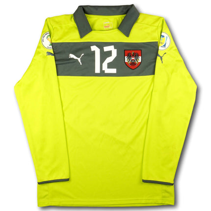 Österreich 2012 Trikot torhüter Player Issue signiert - L/S - LINDNER #12 - 9/10 - [L]