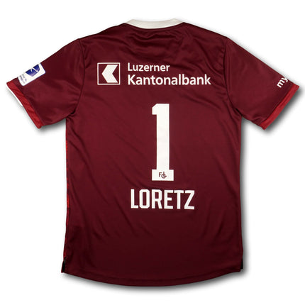 FC Luzern 2024-25 Trikot torhüter Player Specs - LORETZ #1 - 9/10 - [L]