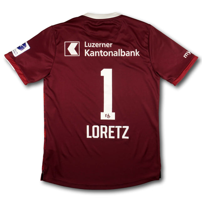 FC Luzern 2024-25 Trikot torhüter Player Specs - LORETZ #1 - 9/10 - [L]