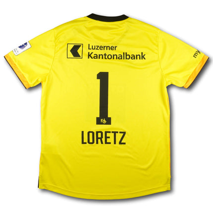 FC Luzern 2024-25 goalkeeper shirt Player Specs - LORETZ #1 - 9/10 - [L]