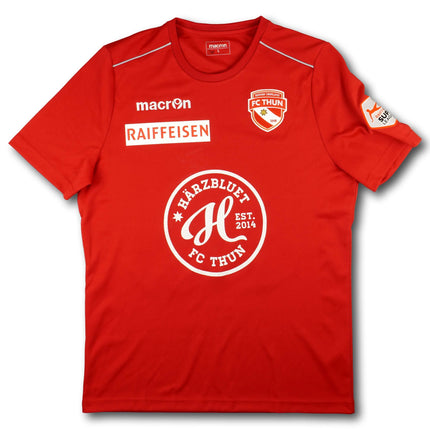 FC Thun 2020-21 Trikot torhüter Player Issue - HIRZEL #30 - 9/10 - [L]