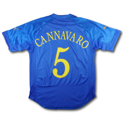 Italien 2004 Trikot heim - CANNAVARO #5 - 7/10 - [L]