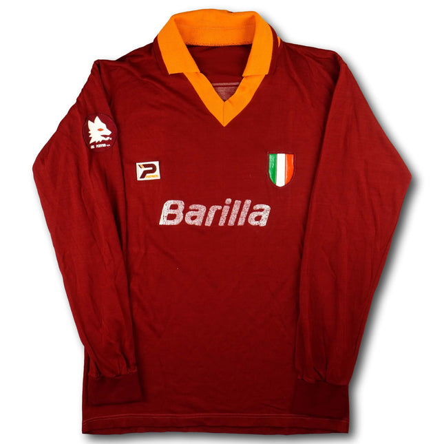 AS Roma 1983-84 Trikot heim Cupsieger - L/S - (RIGHETTI) #5 - 7/10 - [M]