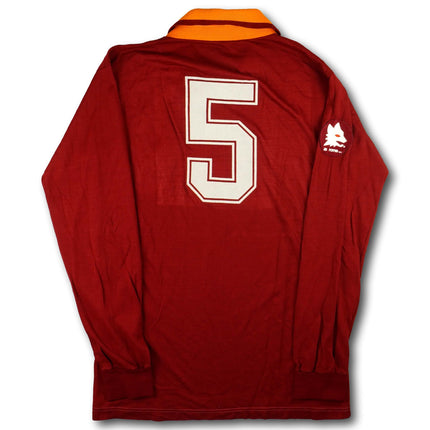 AS Roma 1983-84 Trikot heim Cupsieger - L/S - (RIGHETTI) #5 - 7/10 - [M]