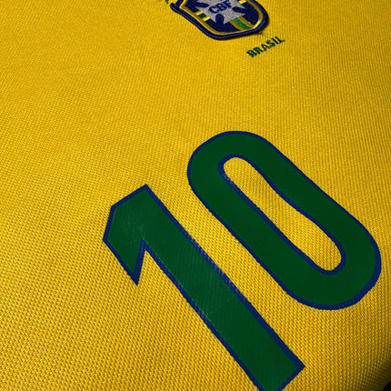 Brasilien 1998 Trikot heim - RIVALDO #10 - 8/10 - [L]
