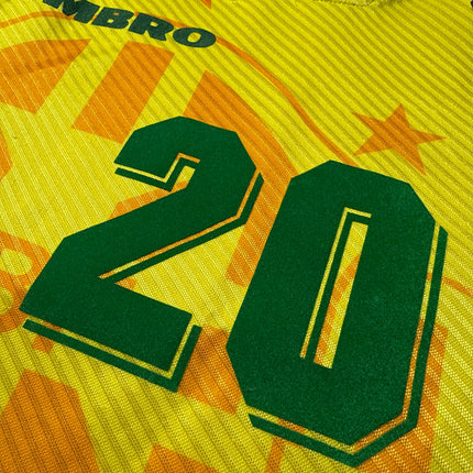 Brasilien 1994 Trikot heim Weltmeister - RONALDO #20 - 8/10 - [M]