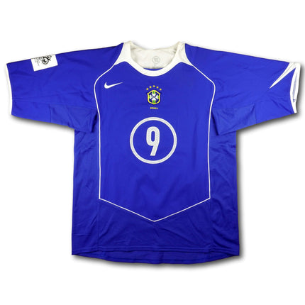 Brazil 2004 away shirt - RONALDO #9 - 9/10 - [L]