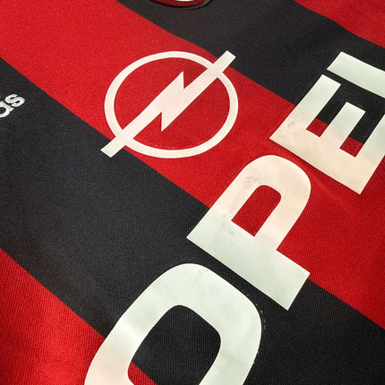 AC Milan 2001-02 Trikot heim - L/S - MALDINI #3 - 8/10 - [L]