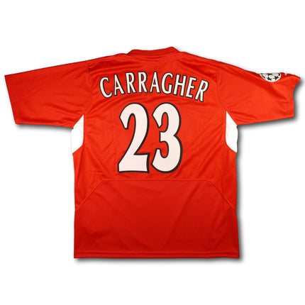 Liverpool FC 2004-06 home shirt Champions League winners - CARRAGHER #23 - 9/10 - [XL]
