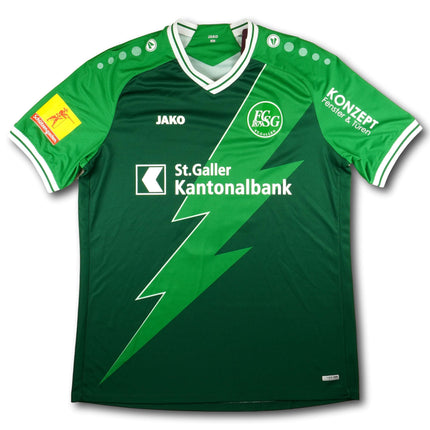 FC St. Gallen 2022-23 Trikot heim - STERGIOU #4 - 9/10 - [XL]