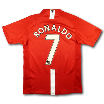 Manchester United 2007-09 Trikot heim Meistersaison - RONALDO #7 - 9/10 - [S]