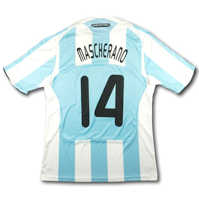 Argentinien 2008 Trikot heim - MASCHERANO #14 - 9/10 - [L]