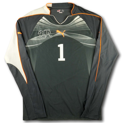 Switzerland 2010 goalkeeper shirt - L/S - benaglio #1 - 8/10 - [L]