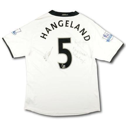 Fulham 2008-09 Trikot heim signiert - HANGELAND #5 - 6/10 - [XXL]
