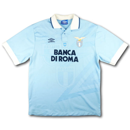 Lazio 1993-95 home shirt Player Specs - 8/10 - [XL]