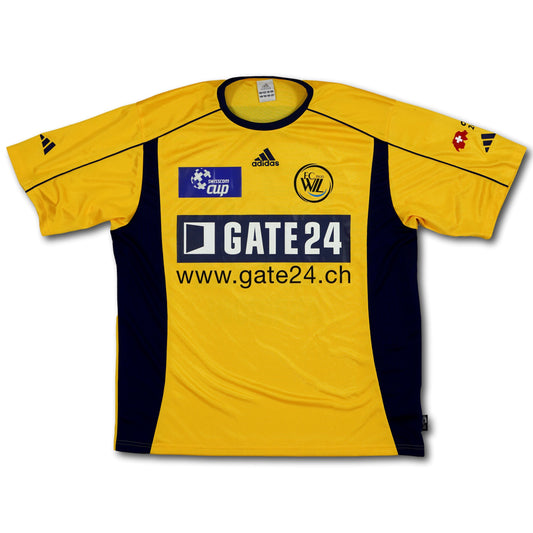 FC WIL 1900 Football shirt soccer jersey yellow adidas vintage