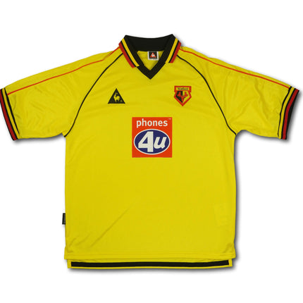 FC Watford 1999-01 heim XL vintage Le Coq Sportif