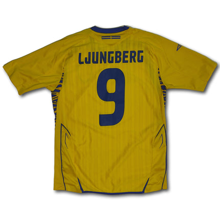 Schweden 2007-08 heim S LJUNGBERG #9 Umbro