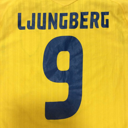 Schweden 2007-08 heim S LJUNGBERG #9 Umbro