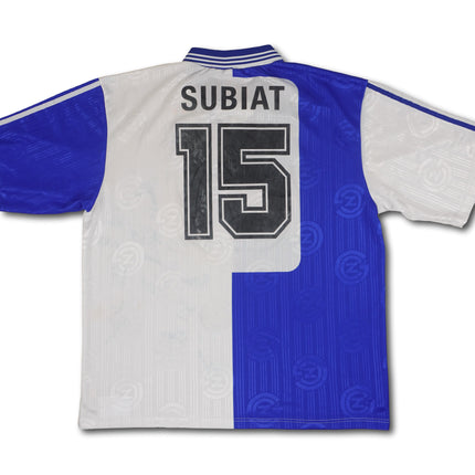 GC Zürich 1997-98 heim XL SUBIAT #15 signiert vintage adidas