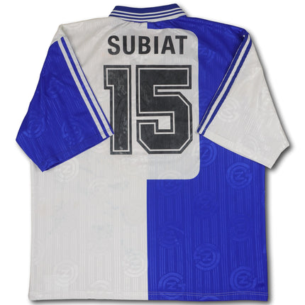 GC Zürich 1997-98 heim XL SUBIAT #15 signiert vintage adidas