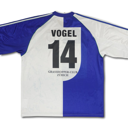 GC Zürich 1998-99 heim XL VOGEL #14 signiert vintage adidas