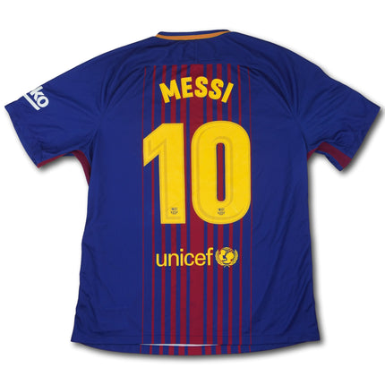 FC Barcelona 2017-18 heim M Messi #10 Nike