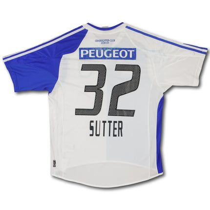 GC Zürich 2004-05 heim M SUTTER #32 vintage adidas