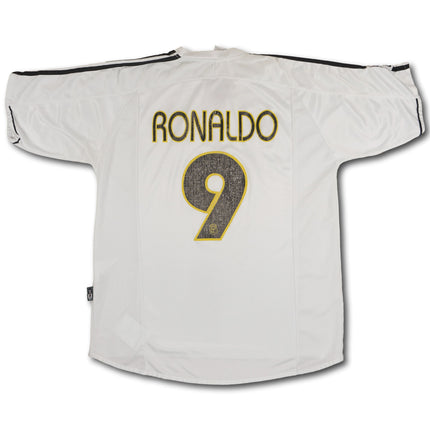 Real Madrid 2003-04 heim XL RONALDO #9 vintage adidas