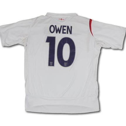 England 2006 heim L OWEN #10 Umbro