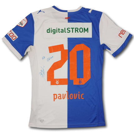 GC Zürich 2012-13 heim M Pavlovic #20 signiert matchworn Puma