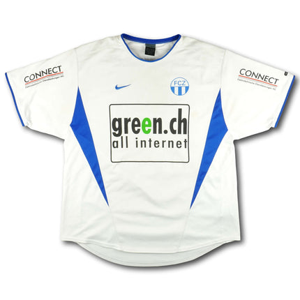 FC Zürich 2002-05 Trikot heim (Gökhan Inler) signiert vom Team - 6/10 - [L]
