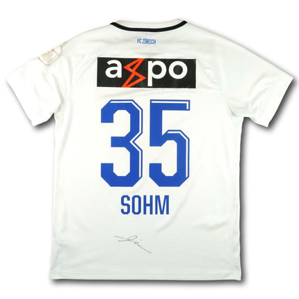 FC Zürich 2019-20 Trikot heim signiert - SOHM #35 - 6/10 - [L]