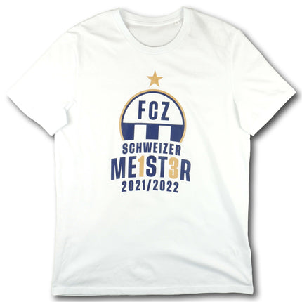 FC Zürich 2021-22 T-Shirt fan Meistersaison - 9/10 - [L]
